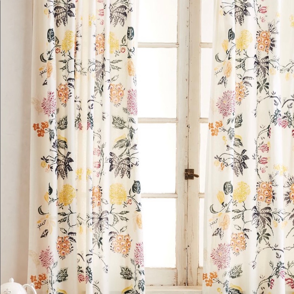 1 Anthropologie curtain